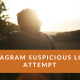 Instagram suspicious login attempt